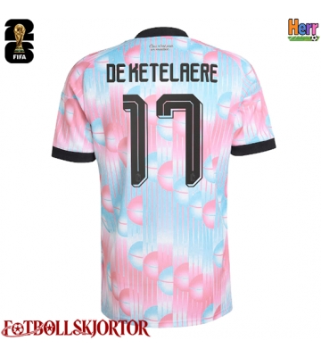 Belgien Charles De Ketelaere #17 Bortatröja VM 2026 Kortärmad